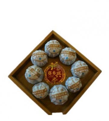 2019年小青柑宮廷老樹(shù)茶生曬